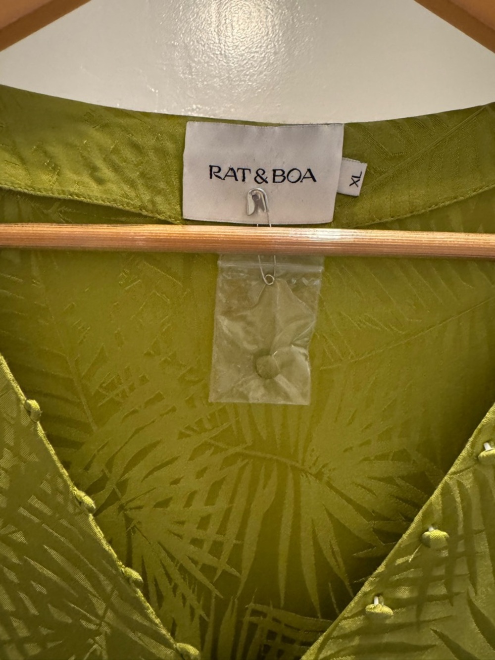 🌴 Women’s Rat & Boa Cypress Green Harlequin Dress 🌴 - Picture 6 of 13